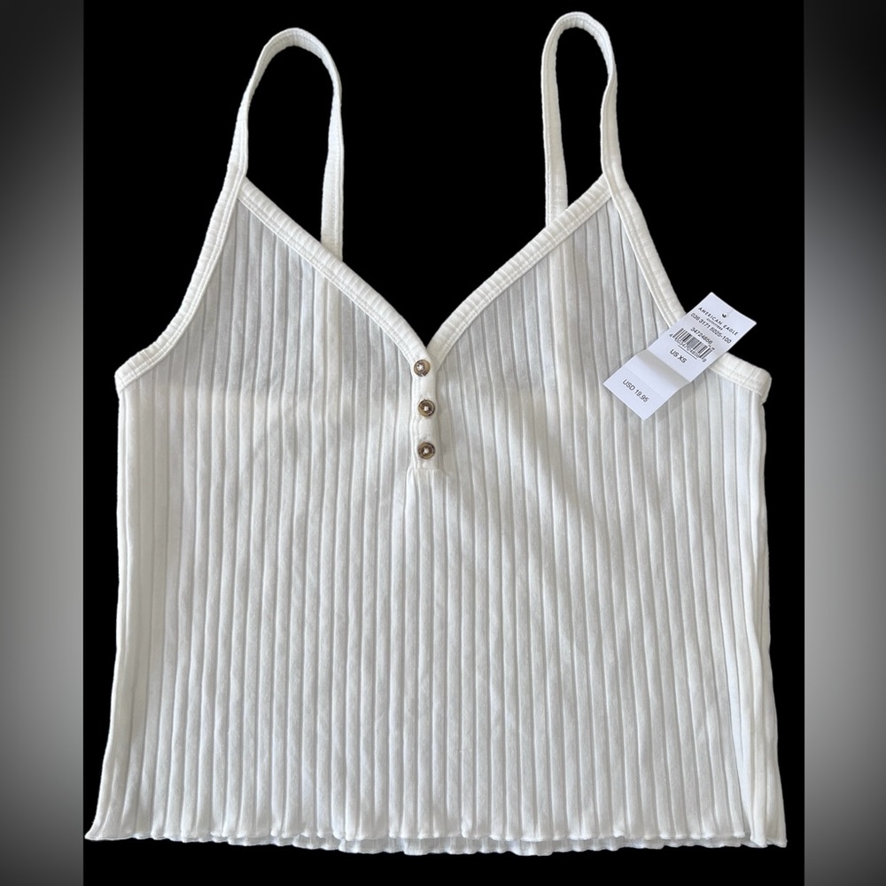 Women’s American Eagle ribbed v-neck tank NWT